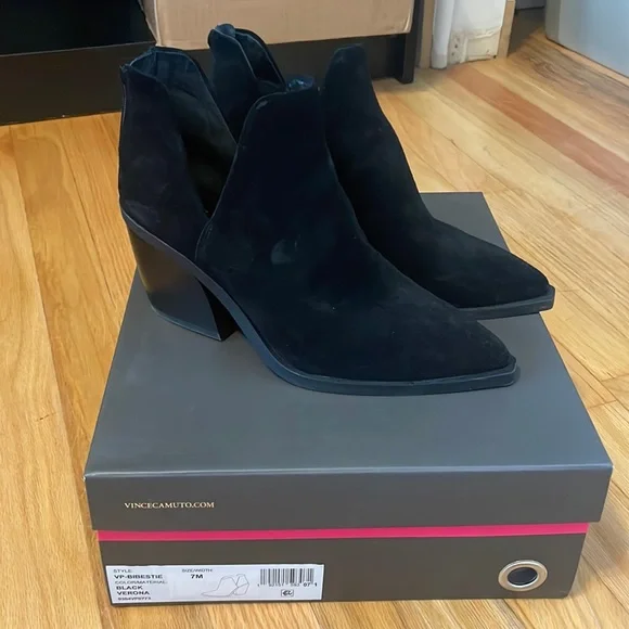 Ankle Boots Vince Camuto Navy Blue Shoes Camuto Shoes Bibestie